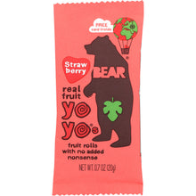 Load image into Gallery viewer, BEAR YOYO: Strawberry Fruit Rolls Single 0.7 Oz