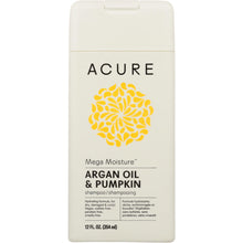 Load image into Gallery viewer, ACURE: Mega Moisture Shampoo Argan Oil &amp; Pumpkin, 12 fl oz