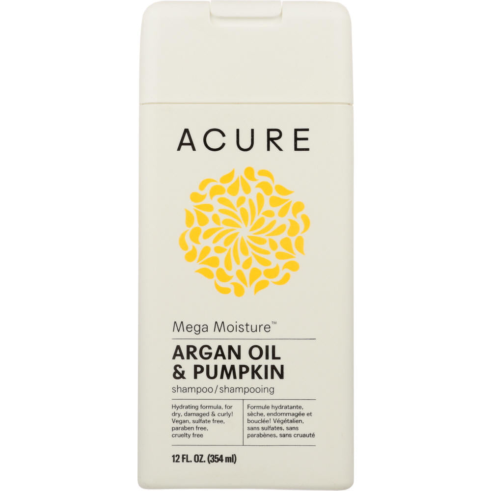 ACURE: Mega Moisture Shampoo Argan Oil & Pumpkin, 12 fl oz