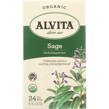 Load image into Gallery viewer, ALVITA: Teas Organic Sage Caffeine Free 24 Tea Bags, 1.13 oz