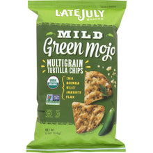 Load image into Gallery viewer, LATE JULY: Snacks Organic Multigrain Snack Chips Mild Green Mojo, 5.5 oz