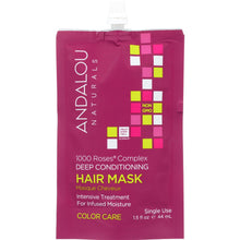 Load image into Gallery viewer, ANDALOU NATURALS: 1000 Roses Complex Color Care Hair Mask, 1.5 oz