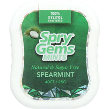 Load image into Gallery viewer, SPRY: Gems Mints Spearmint, 40 Pc