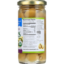 Load image into Gallery viewer, MEDITERRANEAN ORGANICS: Stuffed Green Olives Garlic Organic, 9 oz