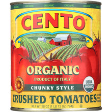 Load image into Gallery viewer, CENTO: Organic Chunky Style Crushed Tomatoes, 28 oz