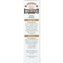 Load image into Gallery viewer, MCCANN'S: Irish Oatmeal Quick Cooking Rolled Oats, 16 oz