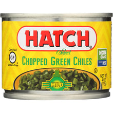Load image into Gallery viewer, HATCH: Peeled Chopped Green Chiles Mild, 4 oz