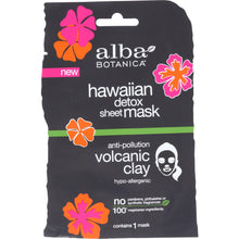 Load image into Gallery viewer, ALBA BOTANICA: Detox Sheet Mask Hawaiian, 1 ea