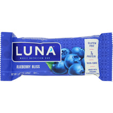 Load image into Gallery viewer, LUNA BAR: Blueberry Bliss, 1.69 Oz