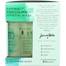 Load image into Gallery viewer, BE MIXED LLC: Mixed Cucumber Mint Cocktail Mix 4 Pack, 16 oz