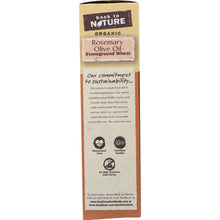 Load image into Gallery viewer, BACK TO NATURE: Rosemary and Olive Oil  Cracker, 6 oz
