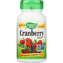 Load image into Gallery viewer, NATURES WAY: Cranberry Fruit 465 mg, 100 Veg Capsules