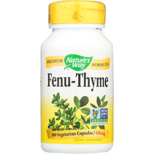 Load image into Gallery viewer, NATURE'S WAY: Fenu-Thyme 450 Mg, 100 Capsules