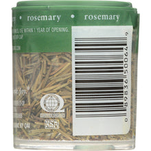 Load image into Gallery viewer, SIMPLY ORGANIC: Mini Rosemary Leaf Whole, 0.21 oz