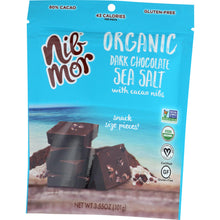 Load image into Gallery viewer, NIBMOR: Dark Chocolate Sea Salt Organic, 3.55 oz