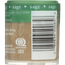 Load image into Gallery viewer, SIMPLY ORGANIC: Mini Sage Ground, .21 oz