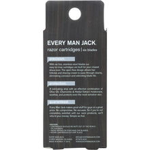 Load image into Gallery viewer, EVERY MAN JACK: Sensitive Razor Cartridges 6 Blades, 4 each