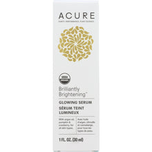 Load image into Gallery viewer, ACURE: Brilliantly Brightening Glowing Serum, 1 fl oz