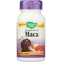 Load image into Gallery viewer, NATURE'S WAY: Maca Standardized, 60 Capsules
