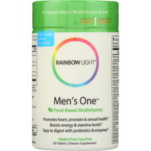 Load image into Gallery viewer, RAINBOW LIGHT: Just Once Men's One Food-Based Multivitamin, 30 Tablets