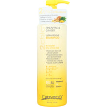 Load image into Gallery viewer, GIOVANNI COSMETICS: Pineapple + Ginger Ultra-Revive Shampoo, 24oz