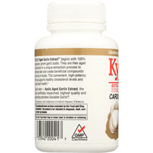 Load image into Gallery viewer, KYOLIC: Aged Garlic Extract Cardiovascular Extra Strength Reserve, 60 Capsules