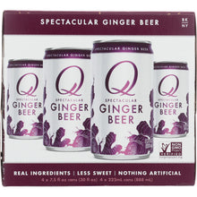 Load image into Gallery viewer, Q TONIC: Ginger Beer 4 Pack, 30 fo
