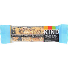 Load image into Gallery viewer, KIND: Fruit and Nut Blueberry Vanilla and Cashew Bar, 1.4 oz