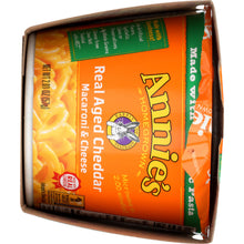 Load image into Gallery viewer, ANNIE'S HOMEGROWN: Real Aged Cheddar Microwavable Macaroni &amp; Cheese Cup 2 Pack, 4.02 oz