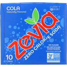Load image into Gallery viewer, ZEVIA: Soda Cola 10 pk, 120 oz