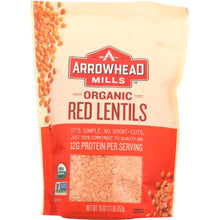 Load image into Gallery viewer, ARROWHEAD MILLS: Organic Red Lentils, 16 oz