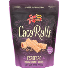 Load image into Gallery viewer, SUN TROPICS: Cookie Coconut Wafer Espresso, 4 oz