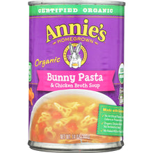 Load image into Gallery viewer, ANNIES HOMEGROWN: Soup Bunny Pasta Chicken Broth, 14 oz