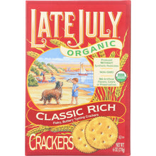 Load image into Gallery viewer, LATE JULY: Organic Crackers Classic Rich, 6 oz