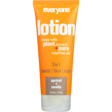 Load image into Gallery viewer, EVERYONE: 3 in 1 Lotion Apricot &amp; Vanilla, 6 oz